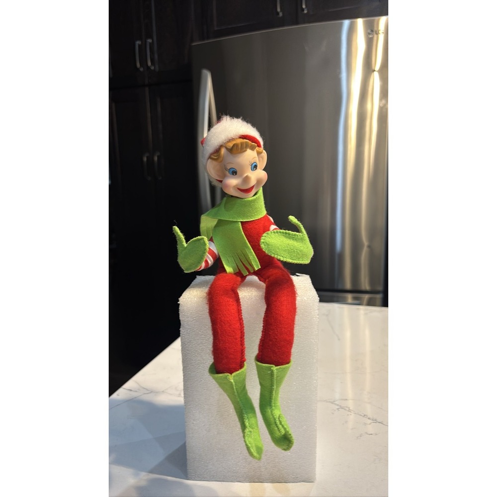 Annalee Vermont Store Pixie Elf Felt Christmas Decor